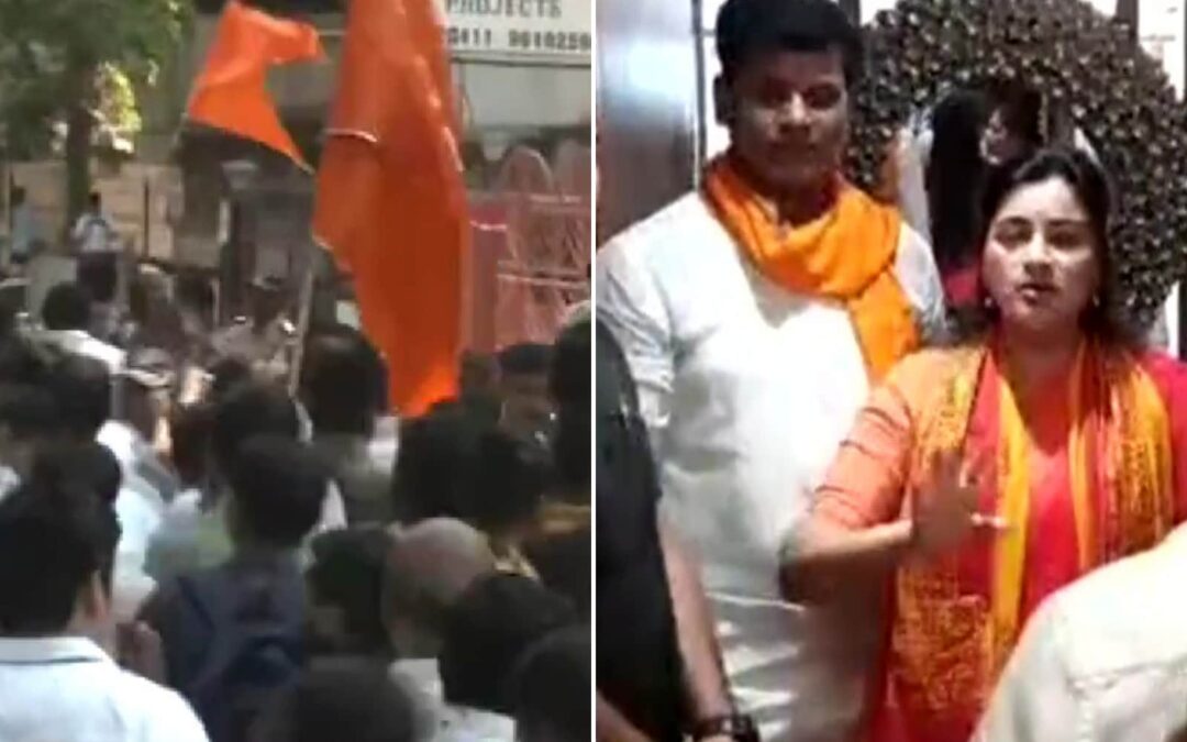 Hanuman Chalisa Dare Weighs on Maha Couple, ‘Under House Arrest’,Shiv Sainiks ‘Throw Stones’ at Home